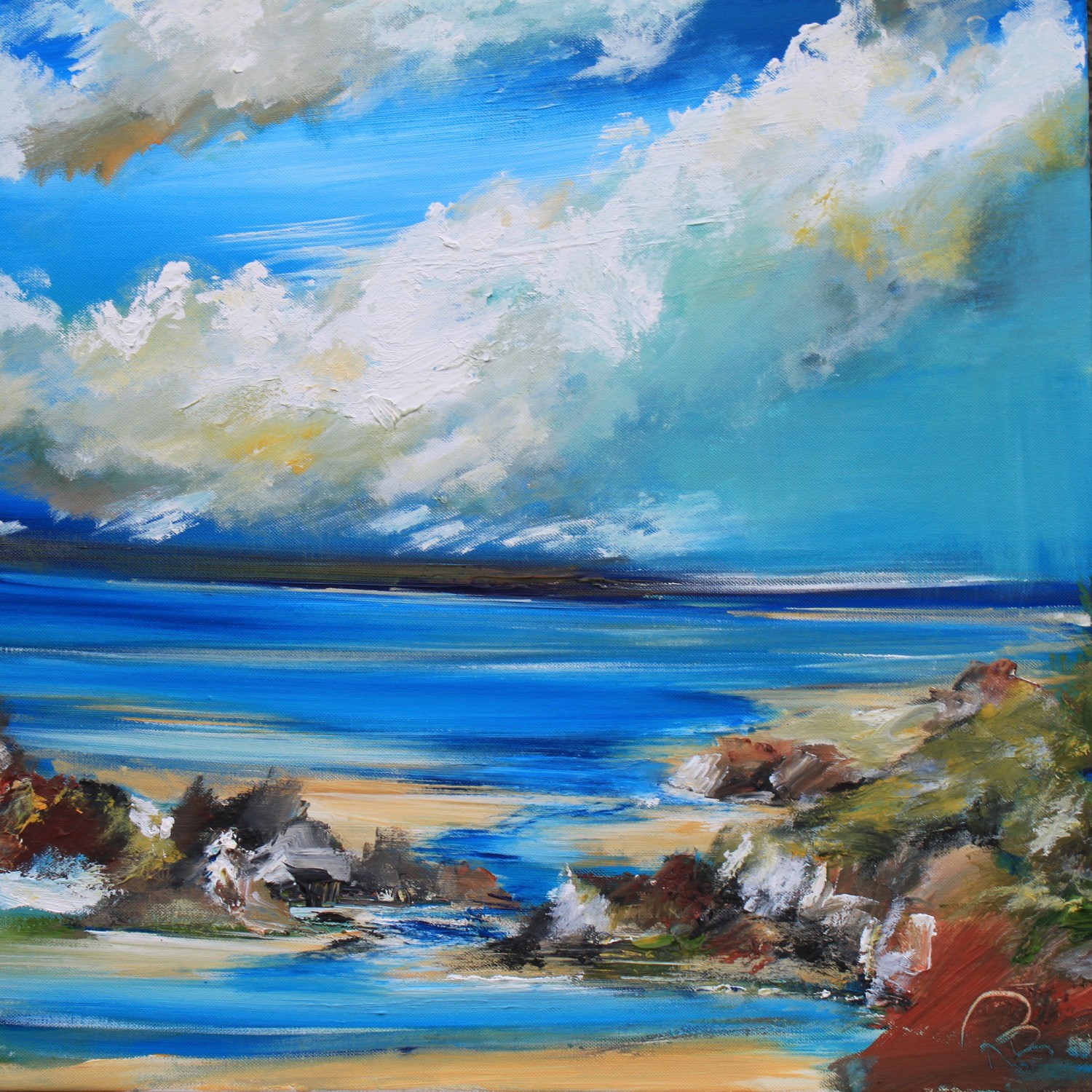 'Summer at the Coast' by artist Rosanne Barr